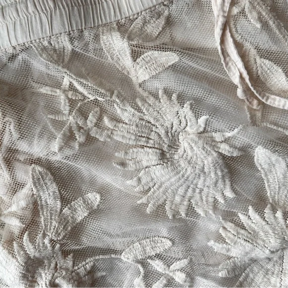 Solitaire Swim Lace Cover Up Beach Shorts Womens Large - Picture 5 of 6